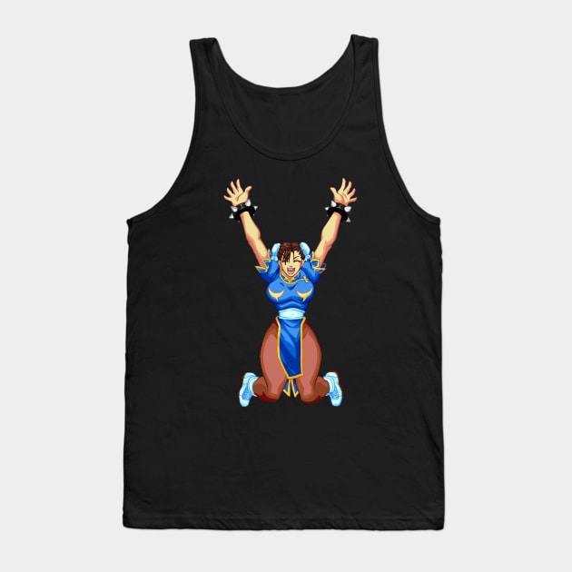 chun-li Tank Top by allysontx